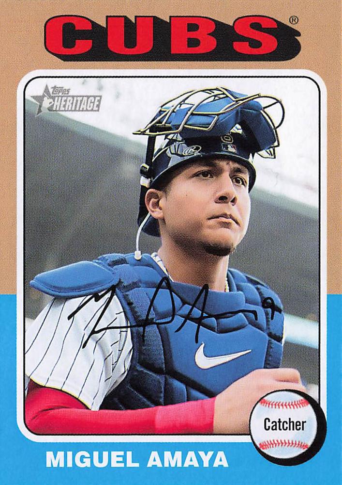 #294 Miguel Amaya - Chicago Cubs - 2024 Topps Heritage Baseball