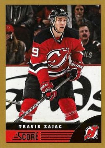 #294 Travis Zajac - New Jersey Devils - 2013-14 Score - Gold Hockey