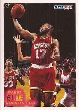 #294 Mario Elie - Houston Rockets - 1993-94 Fleer Basketball