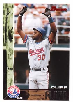 #294b Cliff Floyd - Montreal Expos - 1995 Bowman Baseball