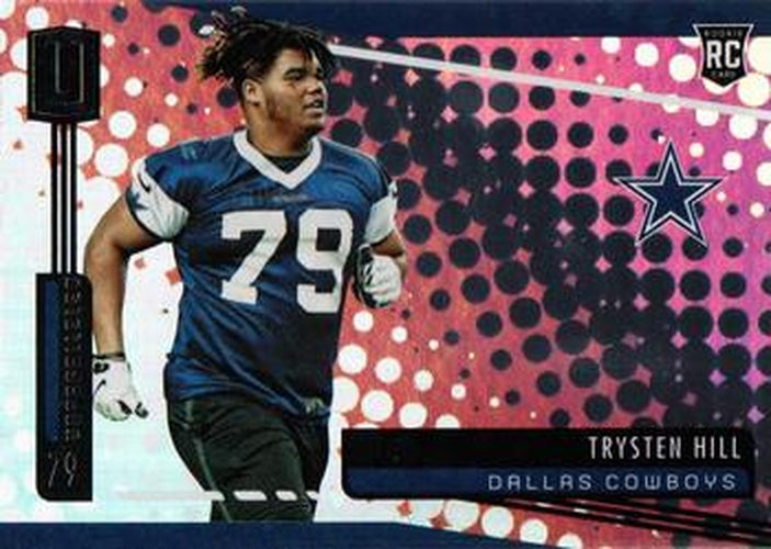 #295 Trysten Hill - Dallas Cowboys - 2019 Panini Unparalleled Football