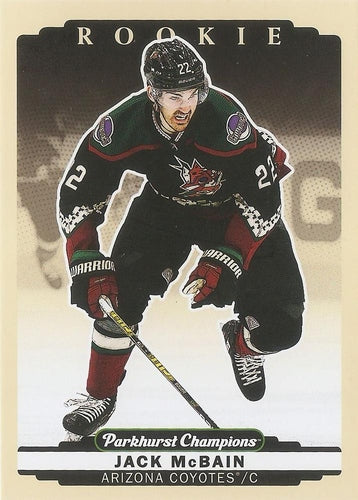 #295 Jack McBain - Arizona Coyotes - 2022-23 Parkhurst Champions Hockey