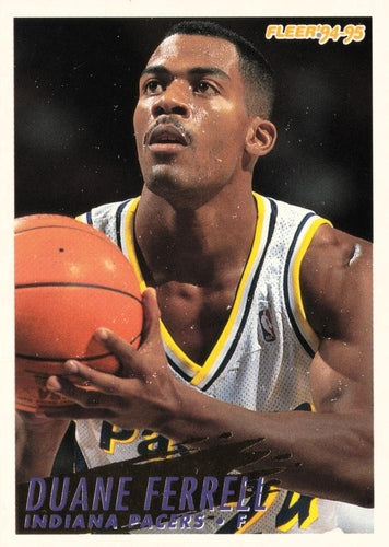 #295 Duane Ferrell - Indiana Pacers - 1994-95 Fleer Basketball