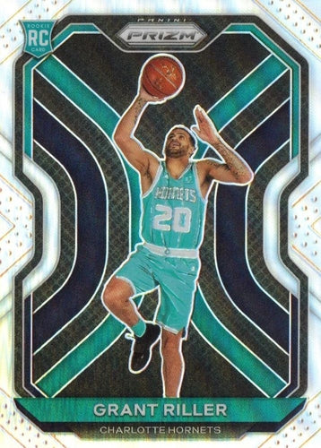 #295 Grant Riller - Charlotte Hornets - 2020-21 Panini Prizm - Silver Prizms Basketball