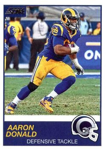 #295 Aaron Donald - Los Angeles Rams - 2019 Score Football