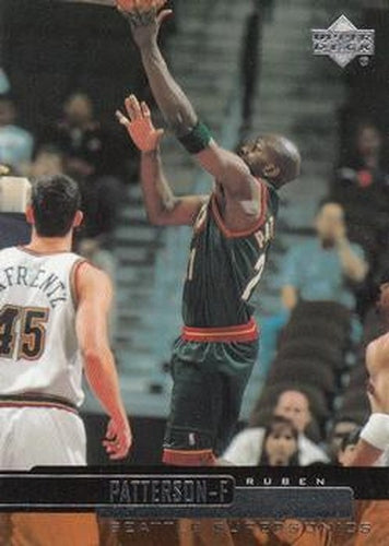 #295 Ruben Patterson - Seattle SuperSonics - 1999-00 Upper Deck Basketball