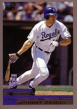 #295 Johnny Damon - Kansas City Royals - 2000 Topps Baseball