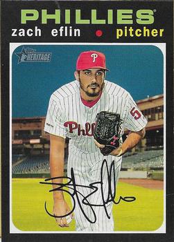 #295 Zach Eflin - Philadelphia Phillies - 2020 Topps Heritage Baseball