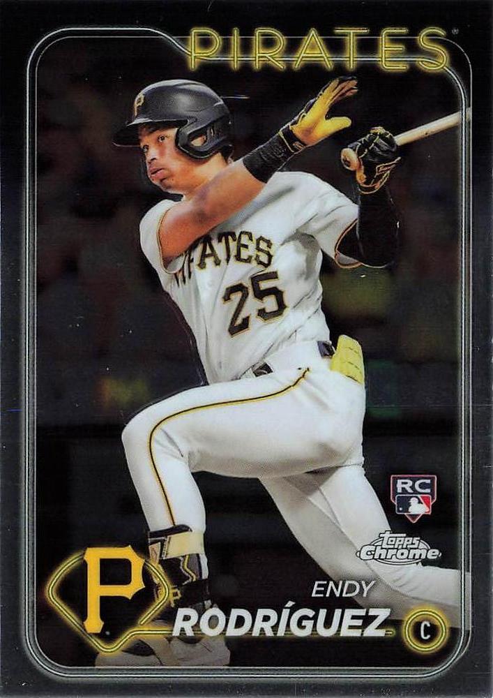 #295 Endy Rodríguez - Pittsburgh Pirates - 2024 Topps Chrome Baseball