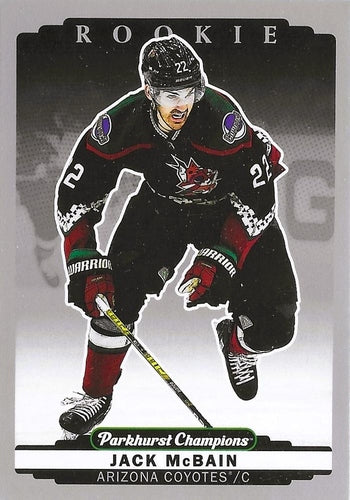 #295 Jack McBain - Arizona Coyotes - 2022-23 Parkhurst Champions - Silver Hockey