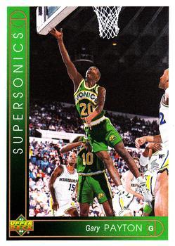 #295 Gary Payton - Seattle SuperSonics - 1993-94 Upper Deck Basketball