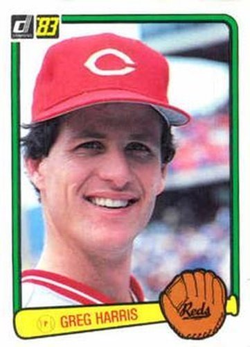 #295 Greg Harris - Cincinnati Reds - 1983 Donruss Baseball