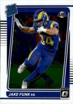 #295 Jake Funk - Los Angeles Rams - 2021 Donruss Optic Football