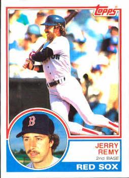 #295 Jerry Remy - Boston Red Sox - 1983 Topps Baseball