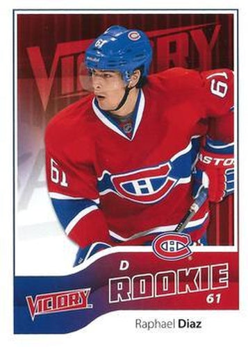 #295 Raphael Diaz - Montreal Canadiens - 2011-12 Upper Deck Victory Update Hockey