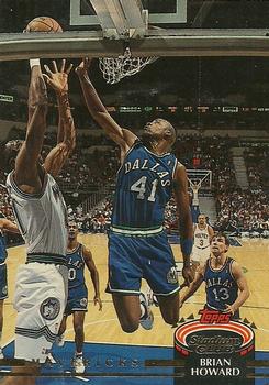 #295 Brian Howard - Dallas Mavericks - 1992-93 Stadium Club Basketball