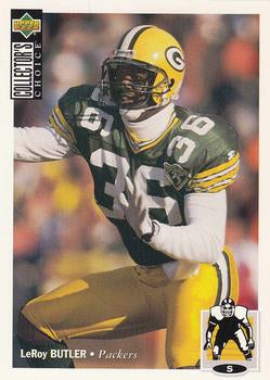 #295 LeRoy Butler - Green Bay Packers - 1994 Collector's Choice Football