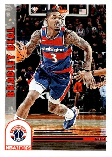 #295 Bradley Beal - Washington Wizards - 2022-23 Hoops Basketball