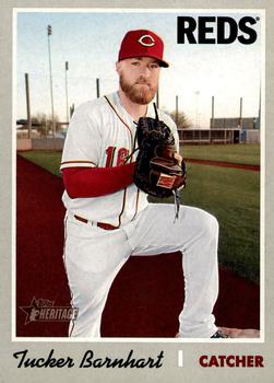 #296 Tucker Barnhart - Cincinnati Reds - 2019 Topps Heritage Baseball