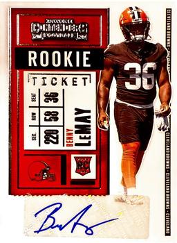 #296 Benny LeMay - Cleveland Browns - 2020 Panini Contenders Football