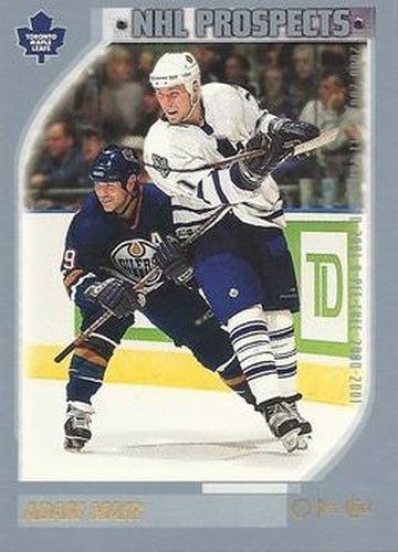 #296 Adam Mair - Toronto Maple Leafs - 2000-01 O-Pee-Chee Hockey