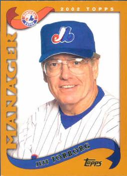 #296 Jeff Torborg - Montreal Expos - 2002 Topps Baseball