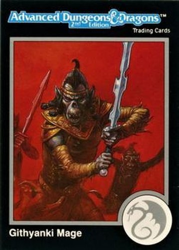 #296 Githyanki Mage - 1991 TSR Advanced Dungeons & Dragons - Silver