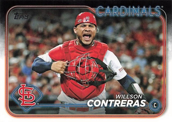 #296 Willson Contreras - St. Louis Cardinals - 2024 Topps Baseball