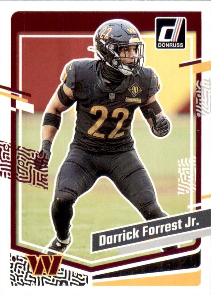 #296 Darrick Forrest Jr. - Washington Commanders - 2023 Donruss Football