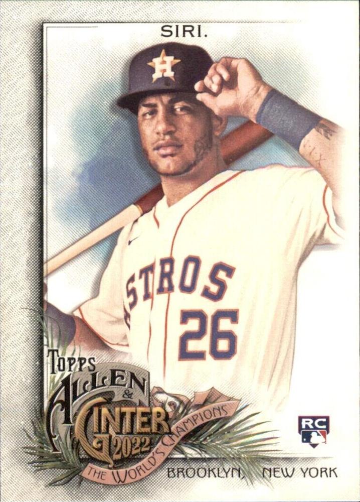#296 Jose Siri - Houston Astros - 2022 Topps Allen & Ginter Baseball