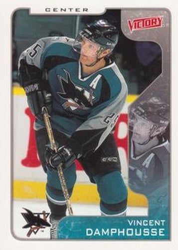 #296 Vincent Damphousse - San Jose Sharks - 2001-02 Upper Deck Victory Hockey