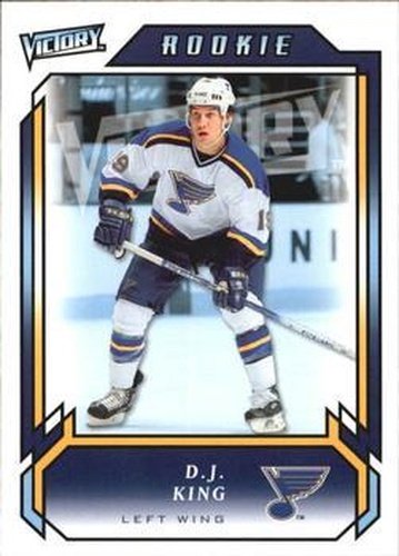 #296 D.J. King - St. Louis Blues - 2006-07 Upper Deck Victory Update Hockey