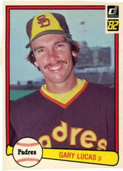 #296 Gary Lucas - San Diego Padres - 1982 Donruss Baseball