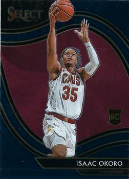 #296 Isaac Okoro - Cleveland Cavaliers - 2020-21 Panini Select - Blue Basketball