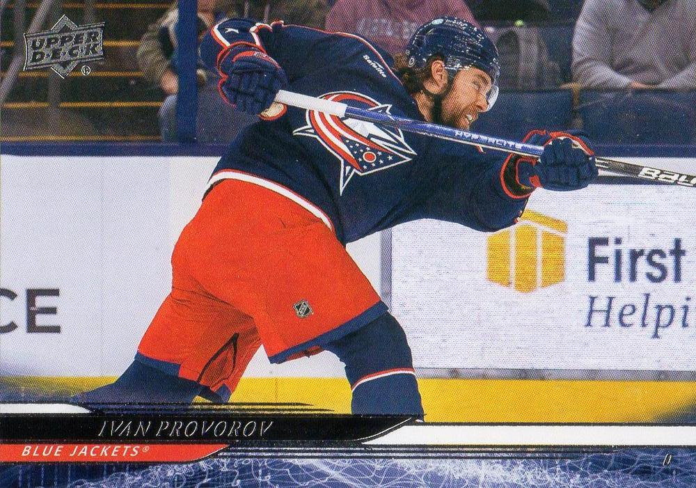 #296 Ivan Provorov - Columbus Blue Jackets - 2024-25 Upper Deck Hockey