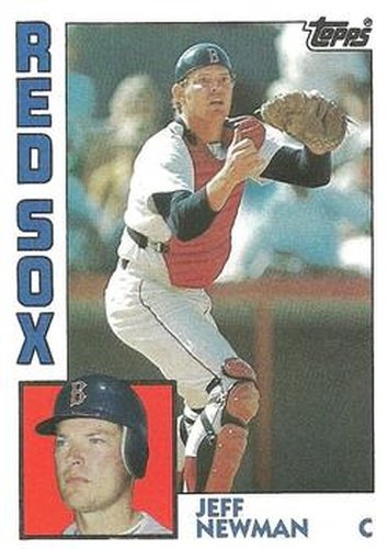 #296 Jeff Newman - Boston Red Sox - 1984 Topps Baseball