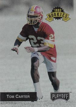 #296 Tom Carter - Washington Redskins - 1993 Playoff Football