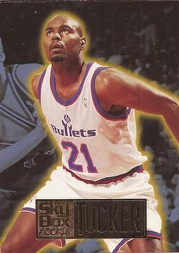 #296 Anthony Tucker - Washington Bullets - 1994-95 SkyBox Premium Basketball