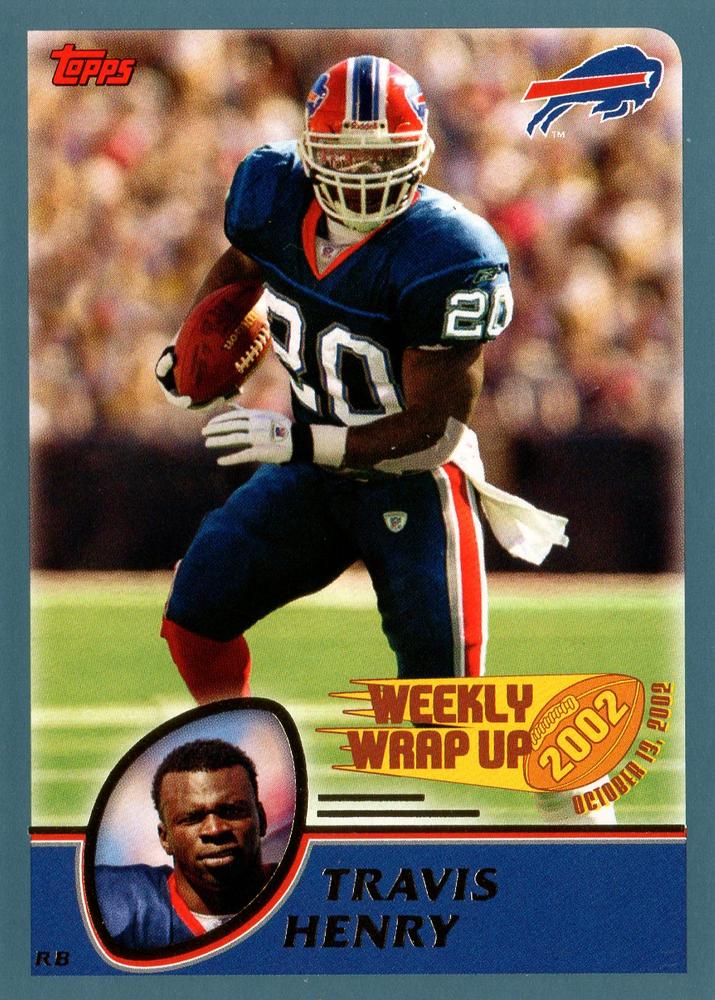 #296 Travis Henry - Buffalo Bills - 2003 Topps Football