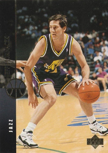 #296 Jeff Hornacek - Utah Jazz - 1994-95 Upper Deck Basketball