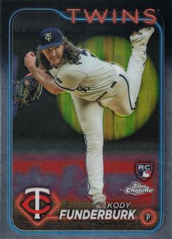 #297 Kody Funderburk - Minnesota Twins - 2024 Topps Chrome Baseball