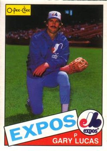 #297 Gary Lucas - Montreal Expos - 1985 O-Pee-Chee Baseball