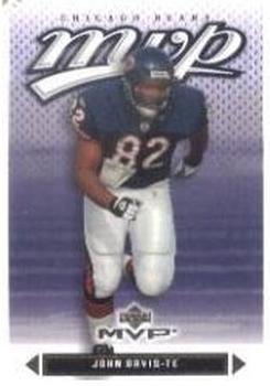 #297 John Davis - Chicago Bears - 2003 Upper Deck MVP Football
