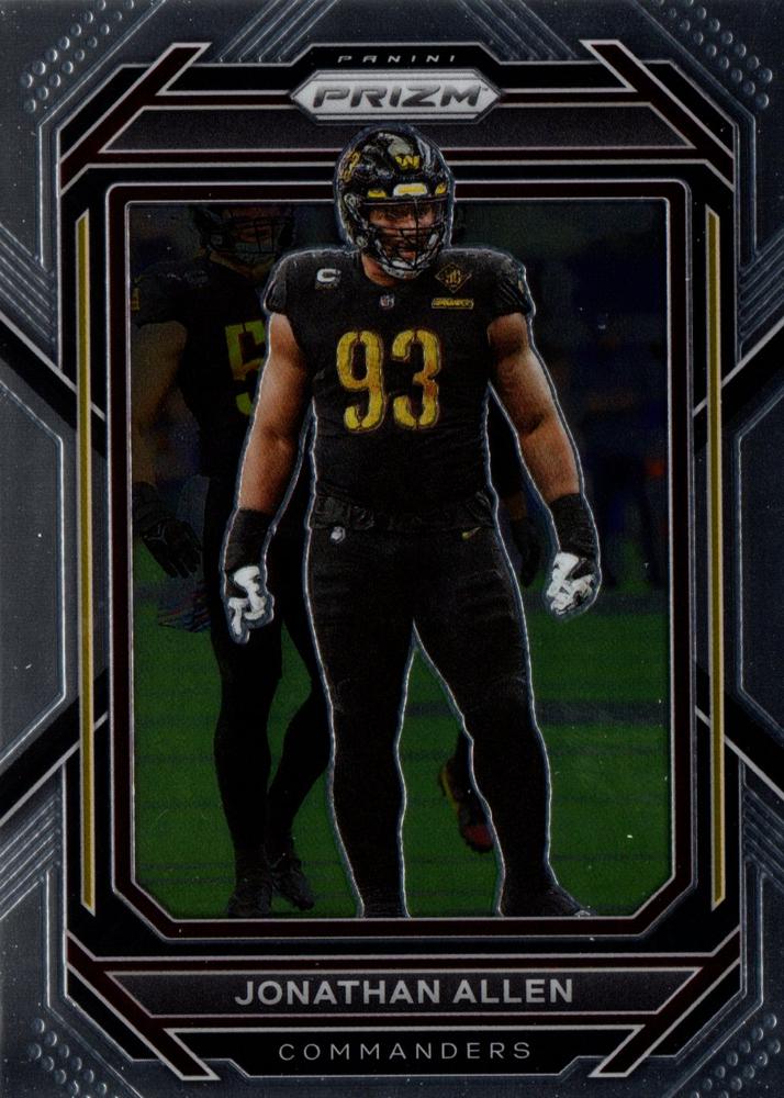 #297 Jonathan Allen - Washington Commanders - 2022 Panini Prizm Football