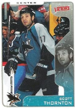 #297 Scott Thornton - San Jose Sharks - 2001-02 Upper Deck Victory Hockey