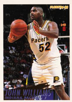 #297 John Williams - Indiana Pacers - 1994-95 Fleer Basketball