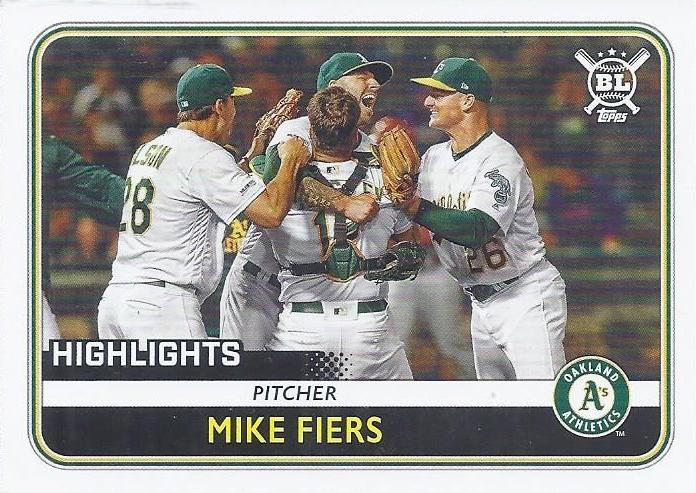 #297 Mike Fiers - Oakland Athletics - 2020 Topps Big League Baseball