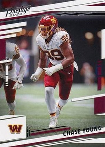 #297 Chase Young - Washington Commanders - 2022 Panini Prestige Football