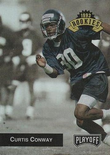 #297 Curtis Conway - Chicago Bears - 1993 Playoff Football