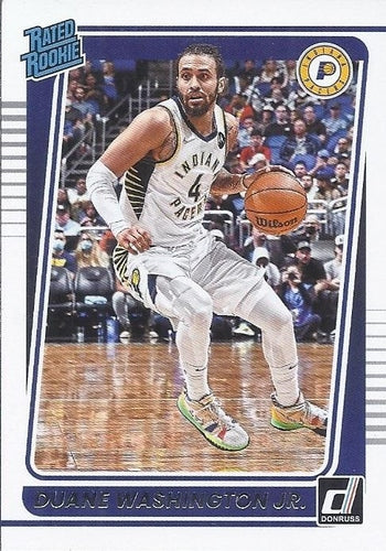 #297 Duane Washington Jr. - Indiana Pacers - 2021-22 Panini Chronicles Basketball